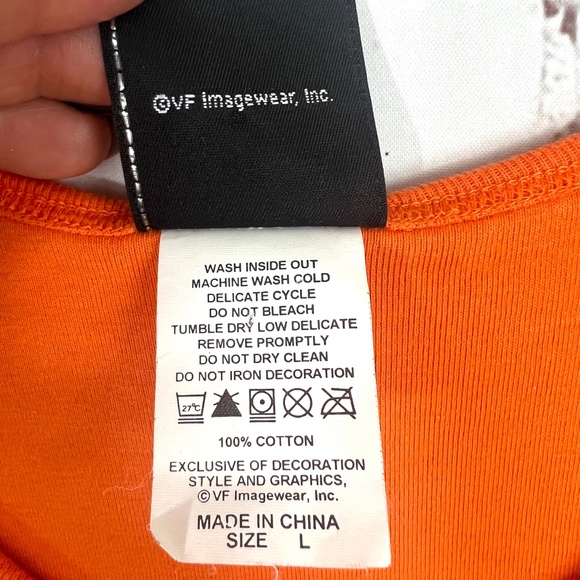 •🏍|•HARLEY-DAVIDSON•| Deadwood, SD Officially Licensed Orange H-D Tank Top - Picture 7 of 9